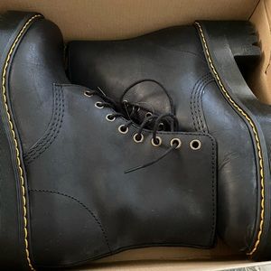 Timberland   Worn once. Platform size 8